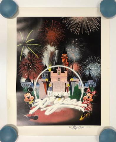 Disneyland 30th Anniversary Limited Edition Print - ID: septdisneyana20063 Disneyana