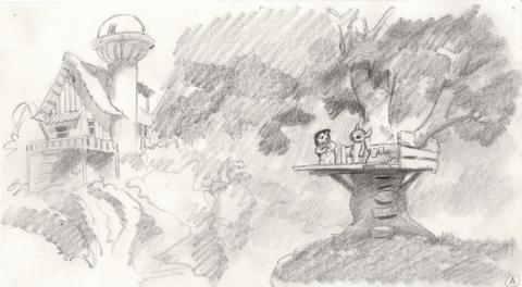 Lilo and Stitch Storyboard Drawing - ID: septlilo20050 Walt Disney