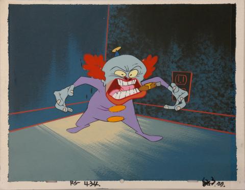Ren and Stimpy Production Cel & Background - ID: septstimpy2836 Nickelodeon