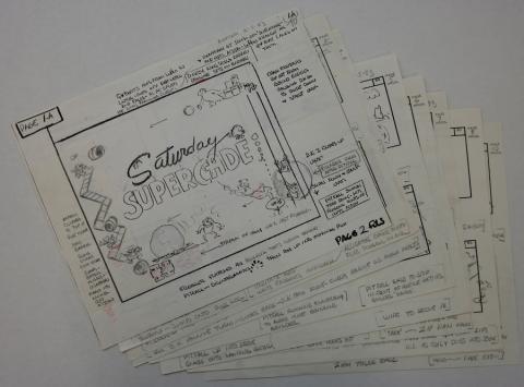 Saturday Supercade Xerox Storyboards - ID: septsupercade2732 Ruby Spears