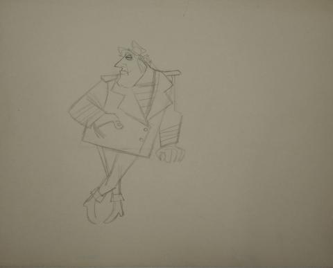 The Saga of Windwagon Smith Design Sketch - ID: septwindwagon3079 Walt Disney