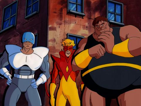 X-Men Production Cel & Background - ID: xmen3609 Marvel