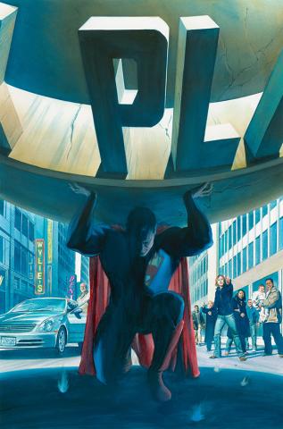 Superman: Saving the Planet Limited Edition Print - ID: AR0311ML Alex Ross