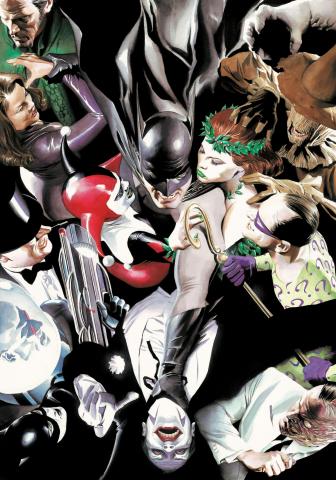 Joker's Reckoning Signed Giclee on Canvas Print - ID: AR0312DC Alex Ross