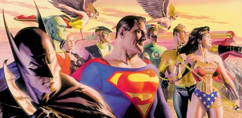 In the Light of Justice Signed Print - ID: AR0318DL Alex Ross