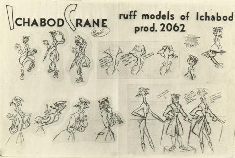 The Adventures of Ichabod and Mr. Toad Photostat Model Sheet - ID: aprichabod21157 Walt Disney