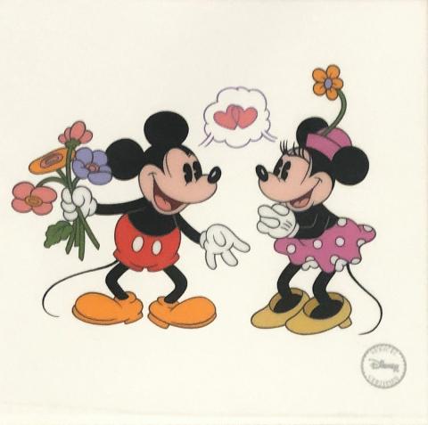 Mickey & Minnie Sericel - ID: aprmickey21186 Walt Disney