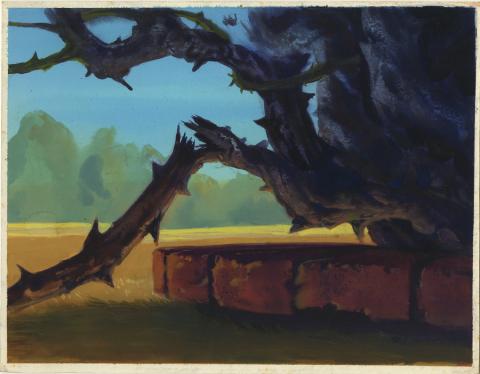 Secret of Nimh Background Concept Drawing - ID: aprnimh21071 Don Bluth