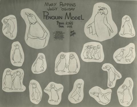 Mary Poppins Photostat Model Sheet - ID: aprpoppins21159 Walt Disney