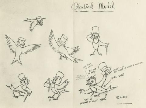 Song of the South Photostat Model Sheet - ID: aprsouth21168 Walt Disney