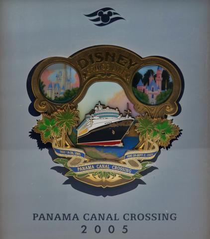 Disney Cruise Line Panama Canal Crossing Jumbo Pin & Print - ID: augdisneyana20116 Disneyana
