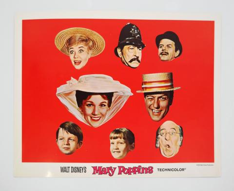 Mary Poppins Complete Set of 9 Lobby Cards - ID: augdisneyana20128 Walt Disney