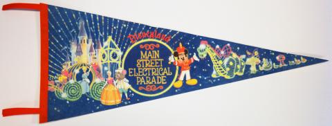 Main Street Electrical Parade Pennant - ID: augdisneyana20143 Disneyana