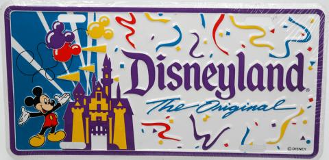 Disneyland the Original Novelty License Plate - ID: augdisneyana20171 Disneyana