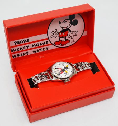 1990 Ingersoll Replica Mickey Mouse Watch by Pedre - ID: augdisneyana20211 Disneyana