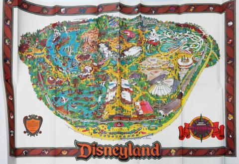 Disneyland 1987 Map - ID: augdisneyana20258 Disneyana