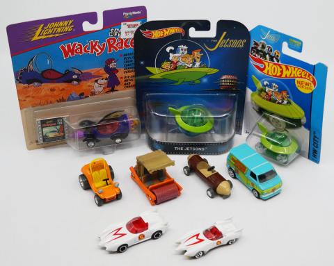 Collection of (9) Animated TV Show Toy Cars - ID: augdisneyana20502 Pop Culture