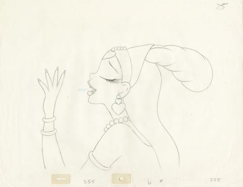 The Thief and the Cobbler Production Drawing - ID: deccobbler20065 Richard Williams