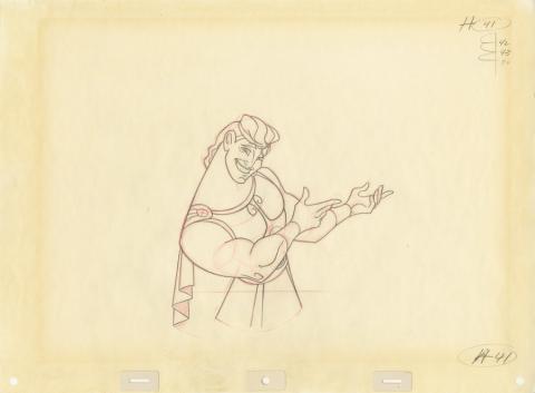 Hercules Production Drawing - ID: dechercules20053 Walt Disney