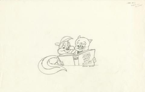 Chuck Jones Original Looney Tunes Drawing - ID: declooney20118 Chuck Jones