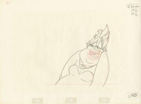 The Little Mermaid Production Drawing - ID: decmermaid20042 Walt Disney