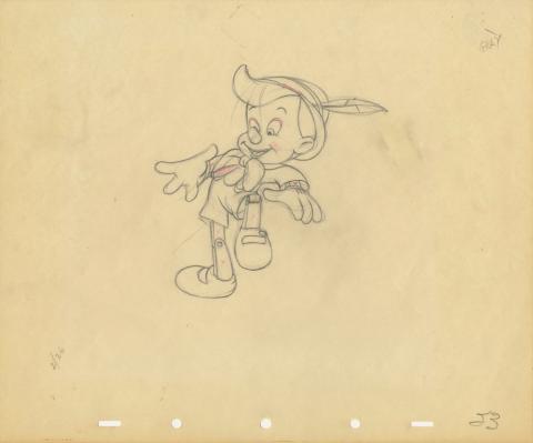Pinocchio Production Drawing - ID: decpinocchio20057 Walt Disney