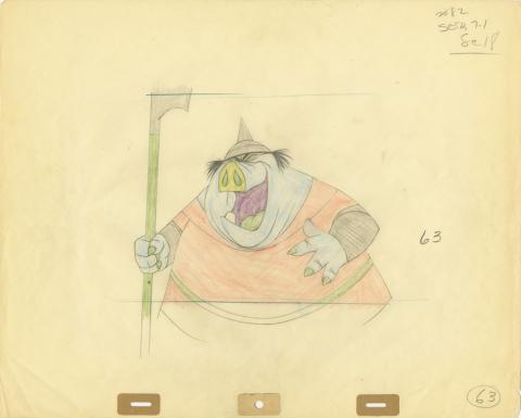 Sleeping Beauty Production Drawing - ID: decsleepingbeauty20008 Walt Disney