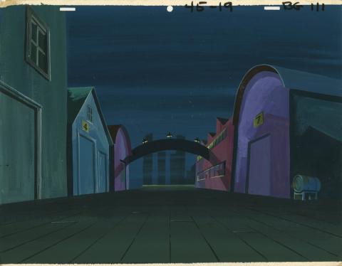 Scooby Doo, Where Are You? Production Background - ID: janhbbg6802 Hanna Barbera