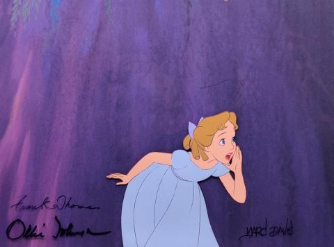 Signed Peter Pan Production Cel - ID: janpeter21071 Walt Disney