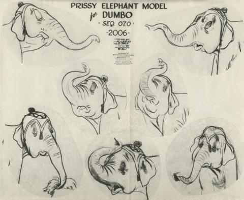 Dumbo Photostat Model Sheet - ID: juldumbo21279 Walt Disney