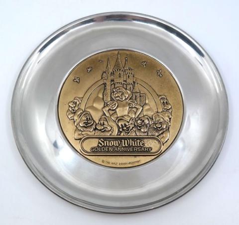 Snow White Golden Anniversary Commemorative Plate - ID: julydisneyana21053 Disneyana
