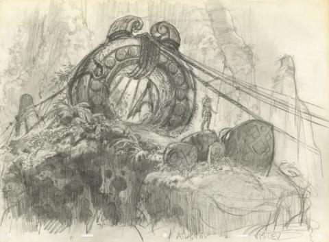 Atlantis Concept Drawing - ID: junatlantis21410 Walt Disney