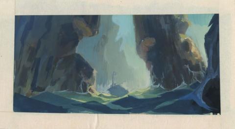 Pebble and the Penguin Concept Painting - ID: junbluth21404 Don Bluth