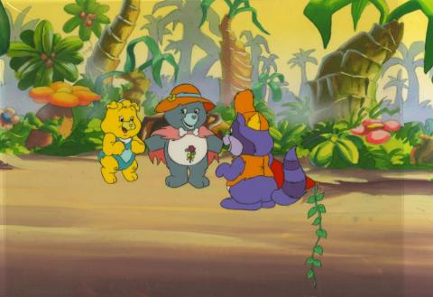 The Care Bears Production Cel and Background - ID: juncarebears21080 DiC