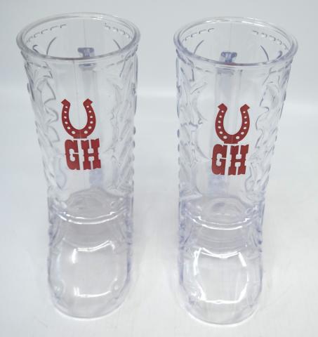 Golden Horseshoe Plastic Boot Drinking Glasses - ID: jundisneyana20219 Disneyana