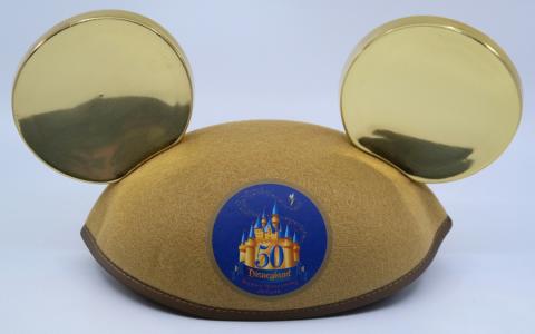 50 Year Anniversary Mickey Mouse Dated Ears - ID: jundisneyana21309 Disneyana