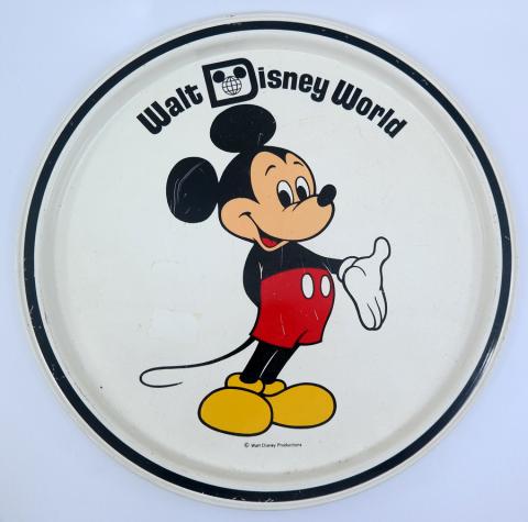 Walt Disney World Souvenir Metal Serving Tray - ID: jundisneyana21316 Disneyana