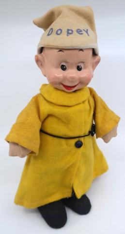 1938 Dopey Snow White Doll by Ideal Toy Co. - ID: jundisneyana21352 Disneyana