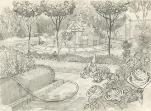 Gnomeo and Juliet Concept Drawing - ID: jungnomeo21416 Rocket Pictures