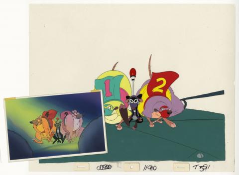 All Dogs Go to Heaven Production Cel & Concept Painting - ID: junheaven21141 Don Bluth