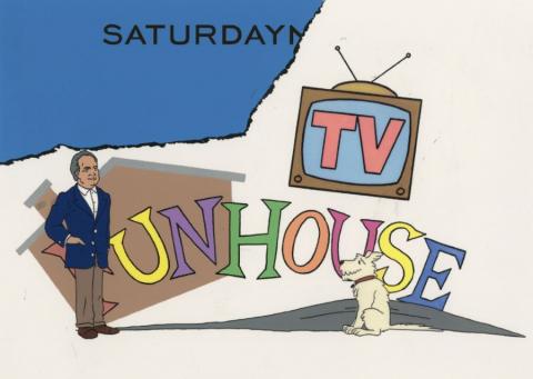 SNL TV Funhouse Limited Edition Title Card Print - ID: junsnl21900 JJ Sedelmaier
