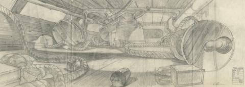 An American Tail Background Layout Drawing - ID: maramerican21066 Don Bluth