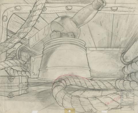 An American Tail Background Layout Drawing - ID: maramerican21084 Don Bluth