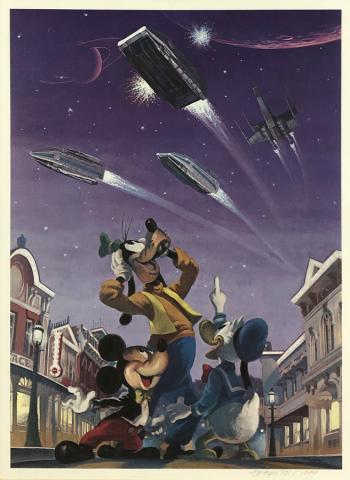 Star Tours "Magical Smiles" Charles Boyer Signed Limited Edition - ID: marboyer21037 Disneyana