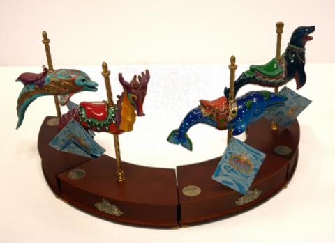 King Triton's Carousel Musical Figurine Set - ID: mardisneyana21007 Disneyana