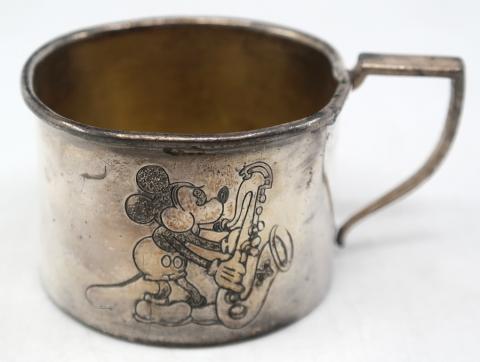Mickey Mouse Vintage Metal Cup - ID: novdisneyana20004 Disneyana