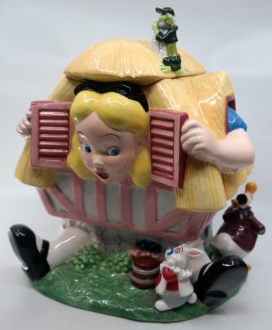 Alice in Wonderland House Cookie Jar - ID: novdisneyana20011 Disneyana