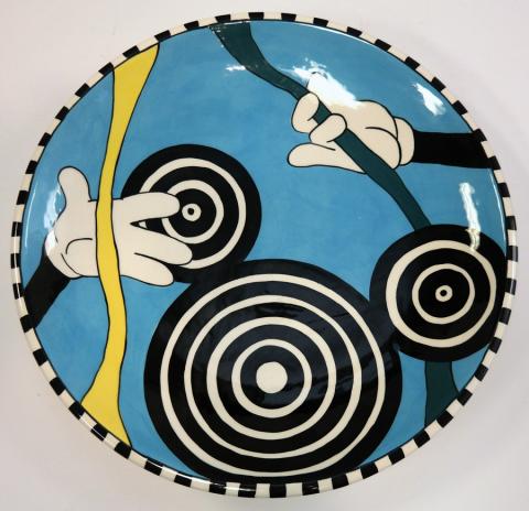 Mickey Mouse Icon Ceramic Plate - ID: novdisneyana20070 Disneyana