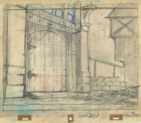 1950s Tom and Jerry Layout Drawing - ID: septtomjerry3029 MGM