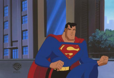 Superman Blasts from the Past Part I Production Cel & Drawing  - ID: IFA6699 Warner Bros.